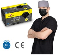 Opharm - mondkap Type IIR - zwart - doos/50 stuks-2