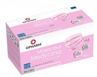 Opharm - mondkap Type IIR - roze - doos/50 stuks-2