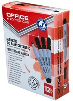 Whiteboardmarker zwart, ronde punt, kunststof barrel-2