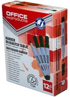 Whiteboardmarker groen, ronde punt, kunststof barrel-2