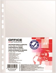 Showtas A4 50micron 11-gaats transparant generfd, 100 stuks