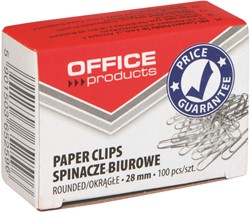 Paperclip Office Products 28mm kort
