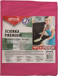 Werkdoek viscose 34x45cm groen of blauw, 3 stuks