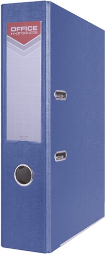 Ordner Office Products A4 75mm PP blauw