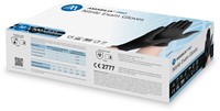 Nitril - doos/100 stuks - maat XS - zwarte handschoenen ongepoederd-2