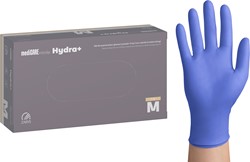 Nitril wegwerphandschoen hydraterend - violet - maat m - doos/100 stuks