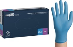 Nitril wegwerphandschoen ongepoederd - blauw - maat XS - doos/200 stuks