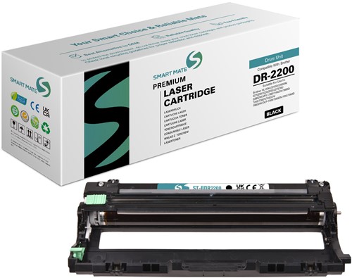 Smart Mate alternatief t.b.v. Brother Drum unit DR-2200 Zwart 12000 afdrukken