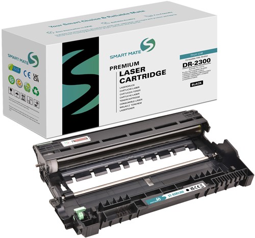 Smart Mate alternatief t.b.v. Brother Drum unit DR-2300 Zwart 12000 afdrukken