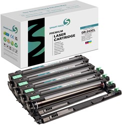 Smart Mate alternatief t.b.v. Brother Drum unit DR-243CLBKCMY (DR-243CL) Zwart/Cyaan/Magenta/Geel 18000/18000/18000/18000 afdrukken