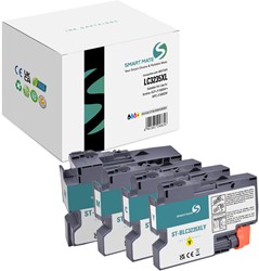 Smart Mate alternatief t.b.v. Brother Inkjet LC3235XL Zwart/Cyaan/Magenta/Geel 285 ml