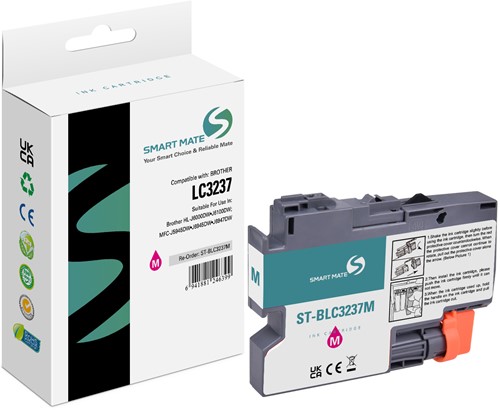 Smart Mate alternatief t.b.v. Brother Inkjet LC3237M (LC3237) Magenta 18,4 ml