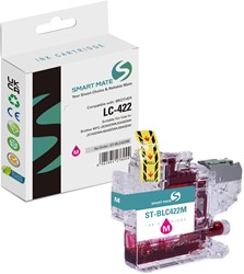 Smart Mate alternatief t.b.v. Brother Inkjet LC422M (LC-422) Magenta 10 ml