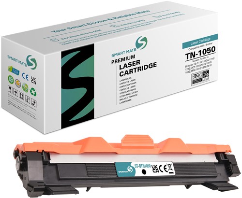 Smart Mate alternatief t.b.v. Brother Toner TN-1050 Zwart 1000 afdrukken