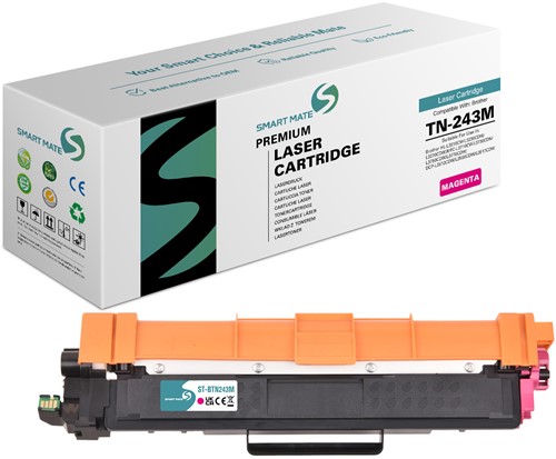 Smart Mate alternatief t.b.v. Brother Toner TN-243M Magenta 1000 afdrukken