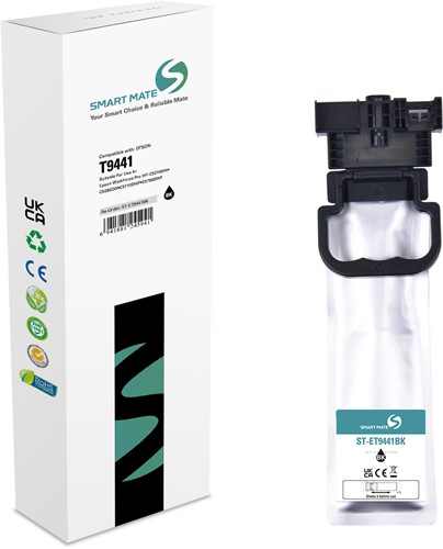 Smart Mate alternatief t.b.v. Epson Inkjet C13T944140 (T9441) Zwart 66 ml