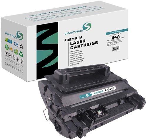 Smart Mate alternatief t.b.v. HP Toner CC364A (64A) Zwart 10000 afdrukken