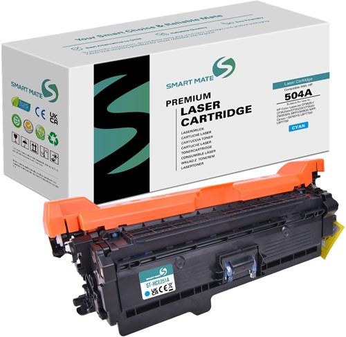 Smart Mate alternatief t.b.v. HP Toner CE251A (504A) Cyaan 7000 afdrukken