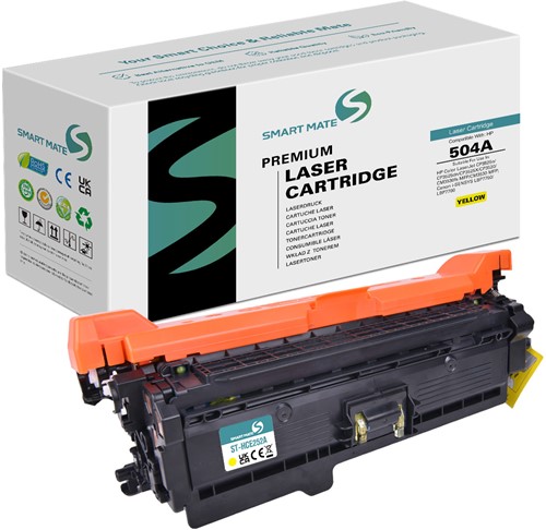 Smart Mate alternatief t.b.v. HP Toner CE252A (504A) Geel 7000 afdrukken