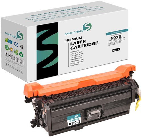 Tonercartridge Reprint HP 507X (CE400X) Zwart high yield