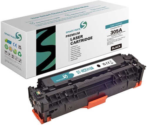 Smart Mate alternatief t.b.v. HP Toner CE410A (305A) Zwart 2200 afdrukken