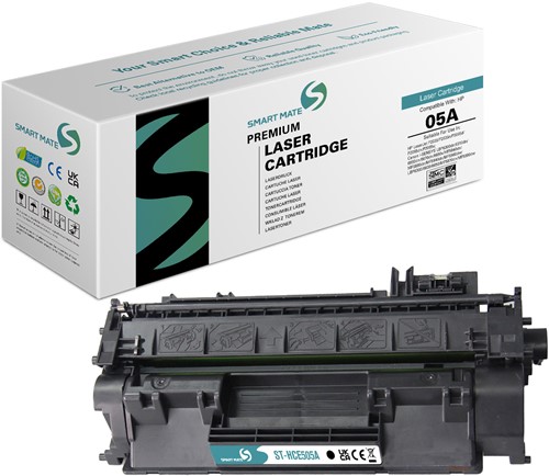 Smart Mate alternatief t.b.v. HP Toner CE505A (05A) Zwart 2300 afdrukken