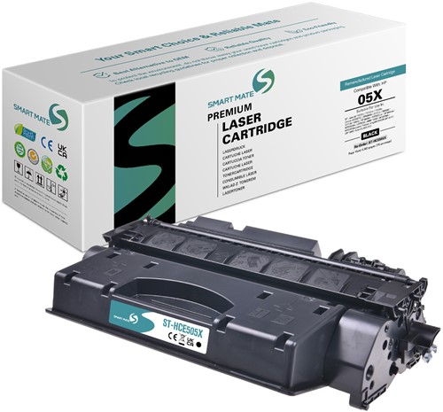 Smart Mate alternatief t.b.v. HP Toner CE505X (05X) Zwart 6500 afdrukken