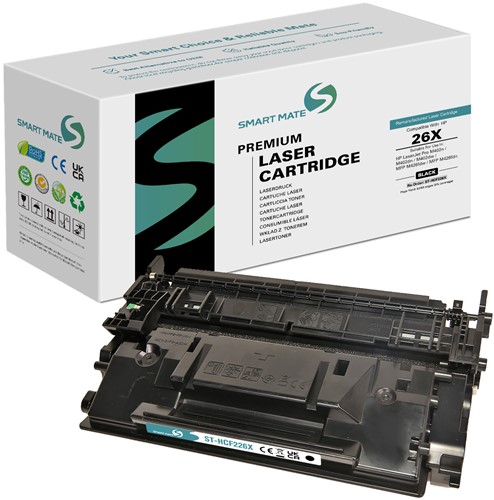 Smart Mate alternatief t.b.v. HP Toner CF226X (26X) Zwart 9000 afdrukken