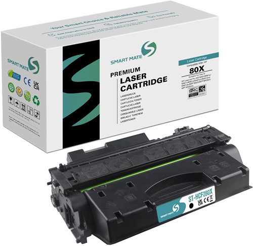 Smart Mate alternatief t.b.v. HP Toner CF280X (80X) Zwart 6900 afdrukken