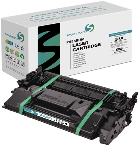 Smart Mate alternatief t.b.v. HP Toner CF287A (87A) Zwart 9000 afdrukken