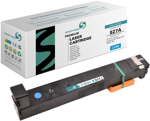 Smart Mate alternatief t.b.v. HP Toner CF301A (827A) Cyaan 32000 afdrukken
