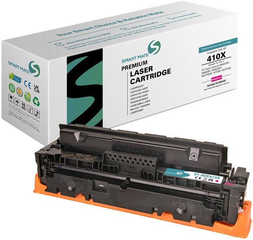 Smart Mate alternatief t.b.v. HP Toner CF413X (410X) Magenta 5000 afdrukken