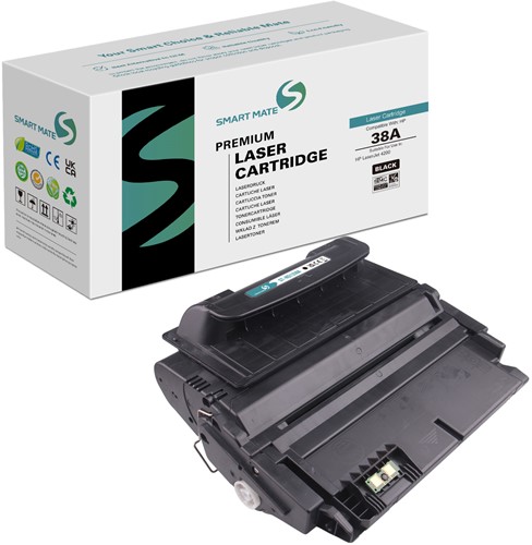 Smart Mate alternatief t.b.v. Hp Toner Q1338A (38A) Zwart 12000 afdrukken