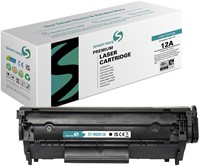 Smart Mate alternatief t.b.v. HP Toner Q2612A (12A) Zwart 2000 afdrukken