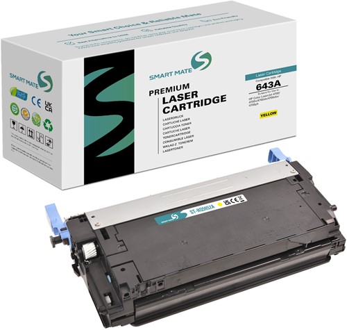 Smart Mate alternatief t.b.v. HP Toner Q5952A (643A) Geel 10000 afdrukken