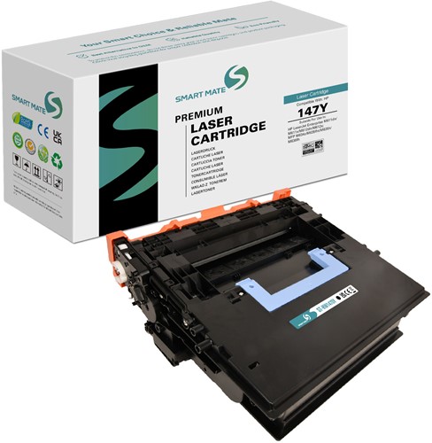 Smart Mate alternatief t.b.v. HP Toner W1470Y (147Y) Zwart 42000 afdrukken
