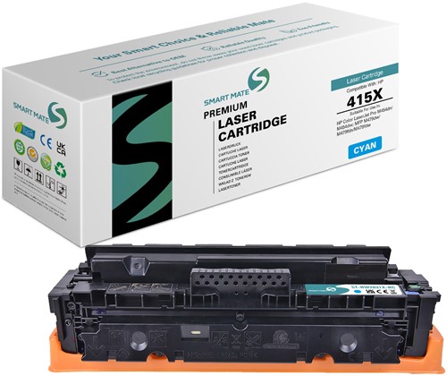 Smart Mate alternatief t.b.v. HP Toner W2031X (415X) Cyaan 6000 afdrukken