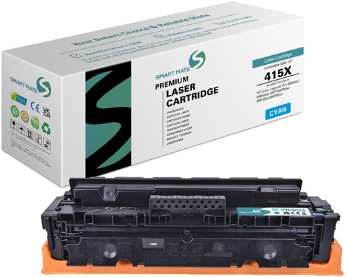 Smart Mate alternatief t.b.v. HP Toner W2031X (415X) Cyaan 6000 afdrukken