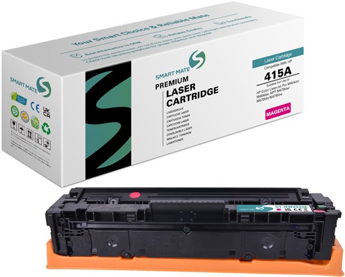 Smart Mate alternatief t.b.v. HP Toner W2033A (415A) Magenta 2100 afdrukken