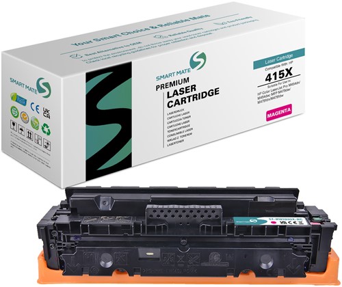 Smart Mate alternatief t.b.v. HP Toner W2033X (415X) Magenta 6000 afdrukken