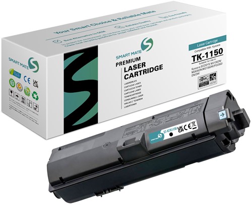 Smart Mate alternatief t.b.v. Kyocera Toner 1T02RV0NL0 (TK-1150) Zwart 3000 afdrukken