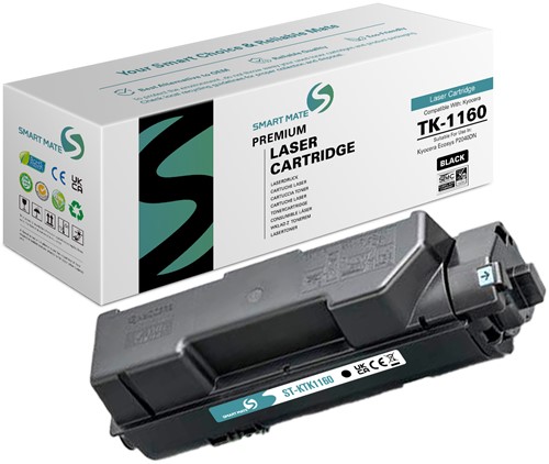 Smart Mate alternatief t.b.v. Kyocera Toner 1T02RY0NL0 (TK-1160) Zwart 7200 afdrukken