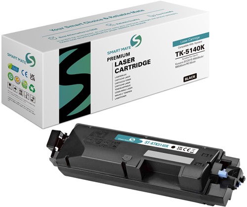 Smart Mate alternatief t.b.v. Kyocera Toner 1T02NR0NL0 (TK-5140K) Zwart 7000 afdrukken