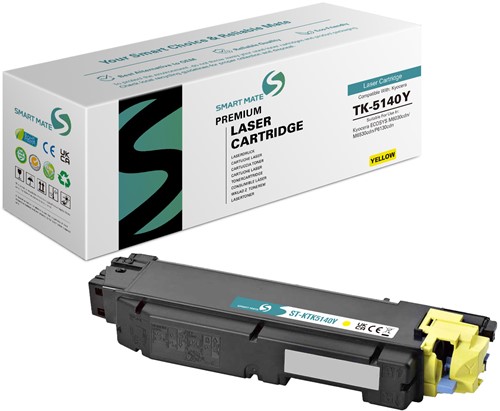 Smart Mate alternatief t.b.v. Kyocera Toner 1T02NRANL0 (TK-5140Y) Geel 5000 afdrukken