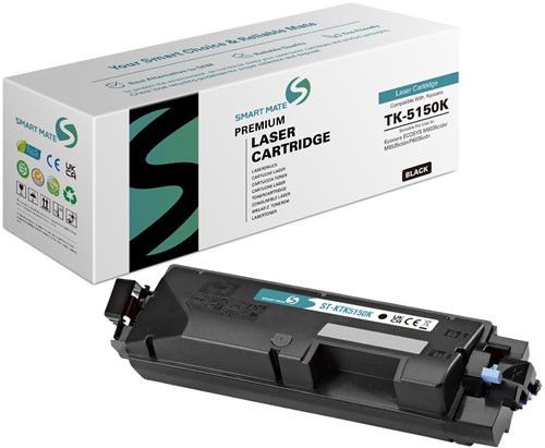 Smart Mate alternatief t.b.v. Kyocera Toner 1T02NS0NL0 (TK-5150K) Zwart 12000 afdrukken