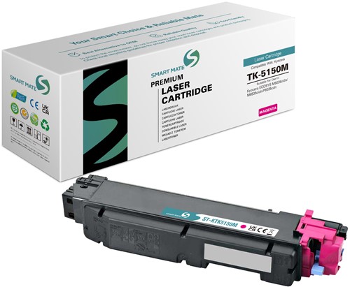 Smart Mate alternatief t.b.v. Kyocera Toner 1T02NSBNL0 (TK-5150M) Magenta 10000 afdrukken