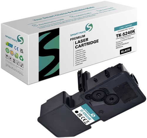 Smart Mate alternatief t.b.v. Kyocera Toner 1T02R70NL0 (TK-5240K) Zwart 4000 afdrukken