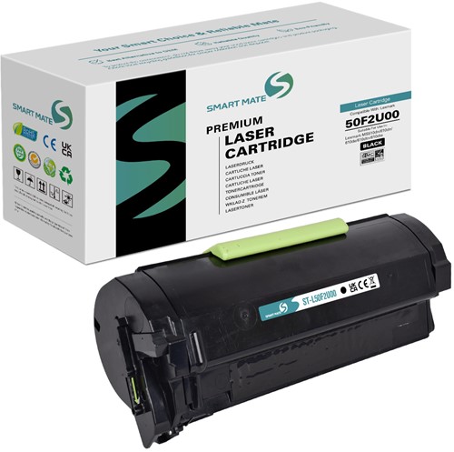 Smart Mate alternatief t.b.v. Lexmark Toner 50F2U00 Zwart 20000 afdrukken