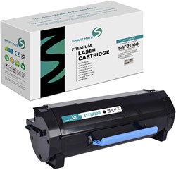 Smart Mate alternatief t.b.v. Lexmark Toner 56F2U00 Zwart 25000 afdrukken