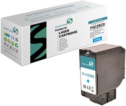 Smart Mate alternatief t.b.v. Lexmark Toner 74C2SC0 Cyaan 7000 afdrukken
